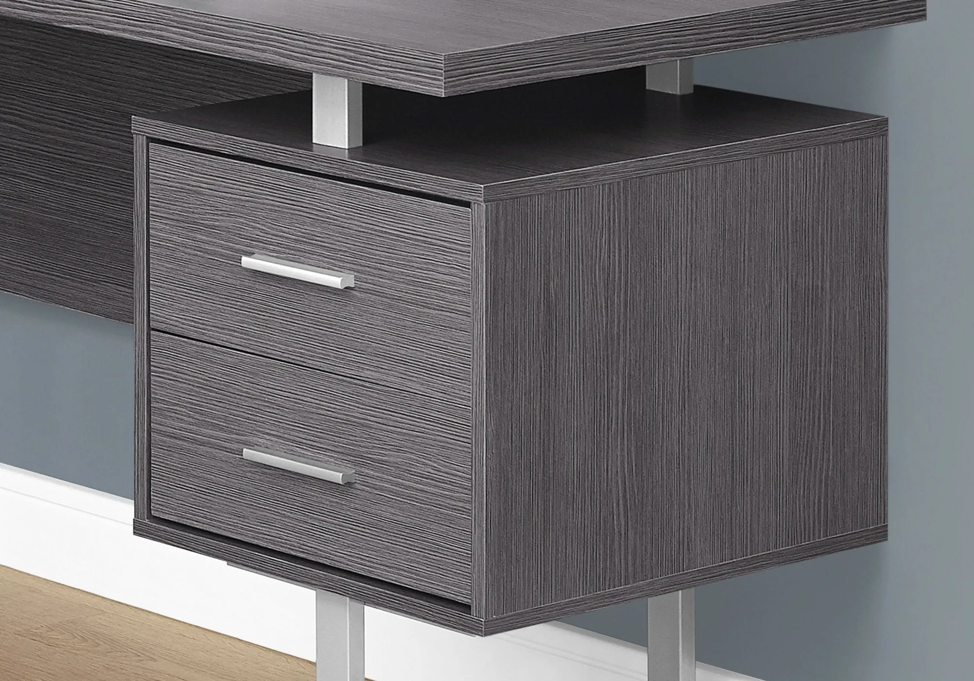 OFFICE SERIES - 70"L / GREY LEFT OR RIGHT FACING