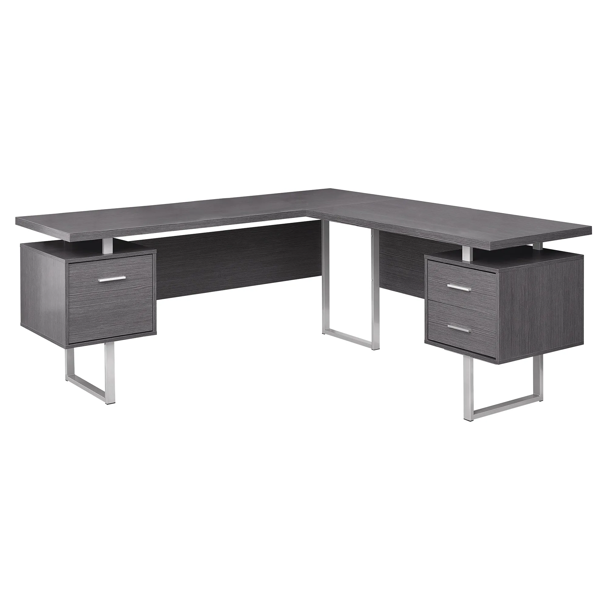 OFFICE SERIES - 70"L / GREY LEFT OR RIGHT FACING