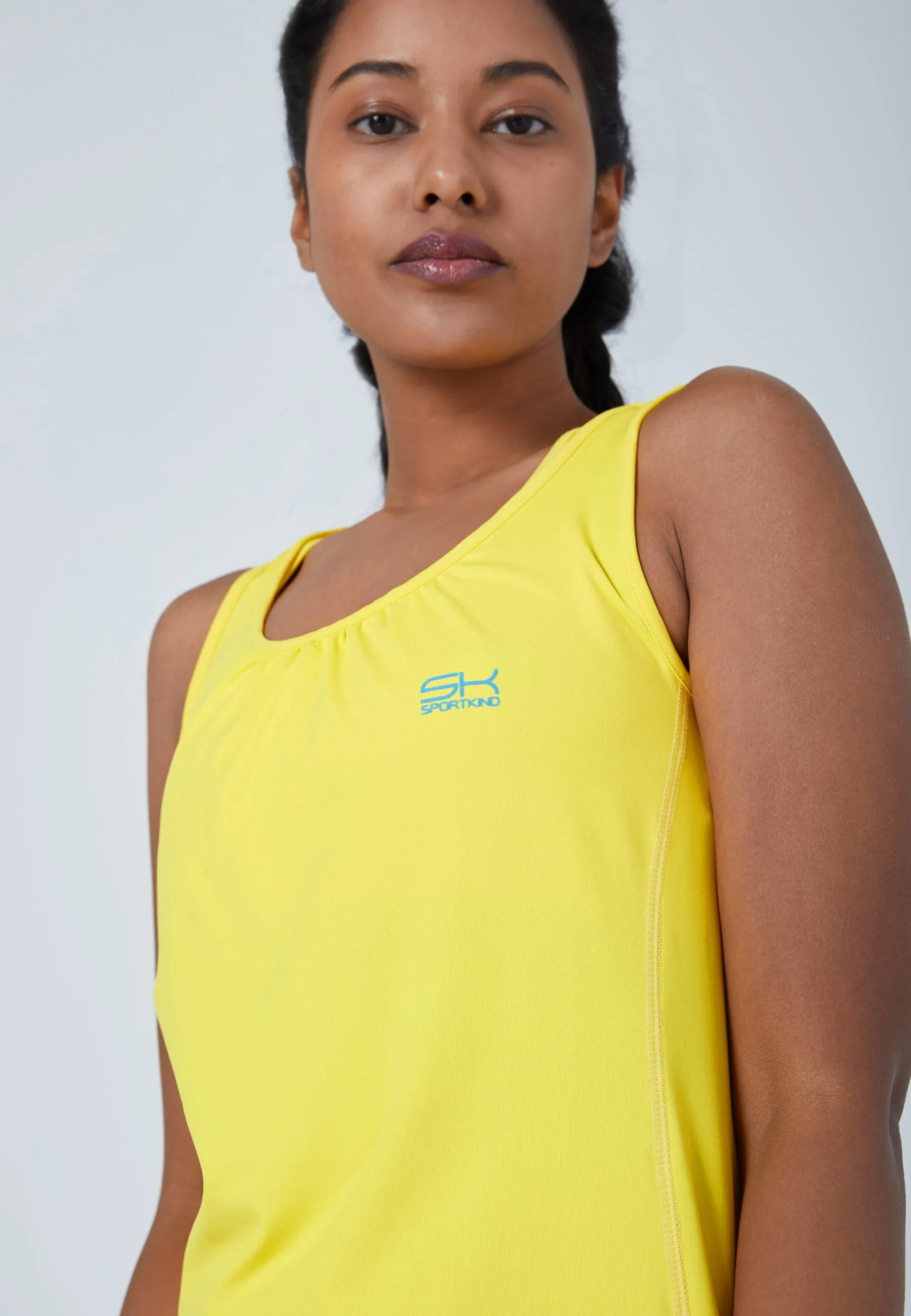 Tennis Loose Fit Tanktop , gelb
