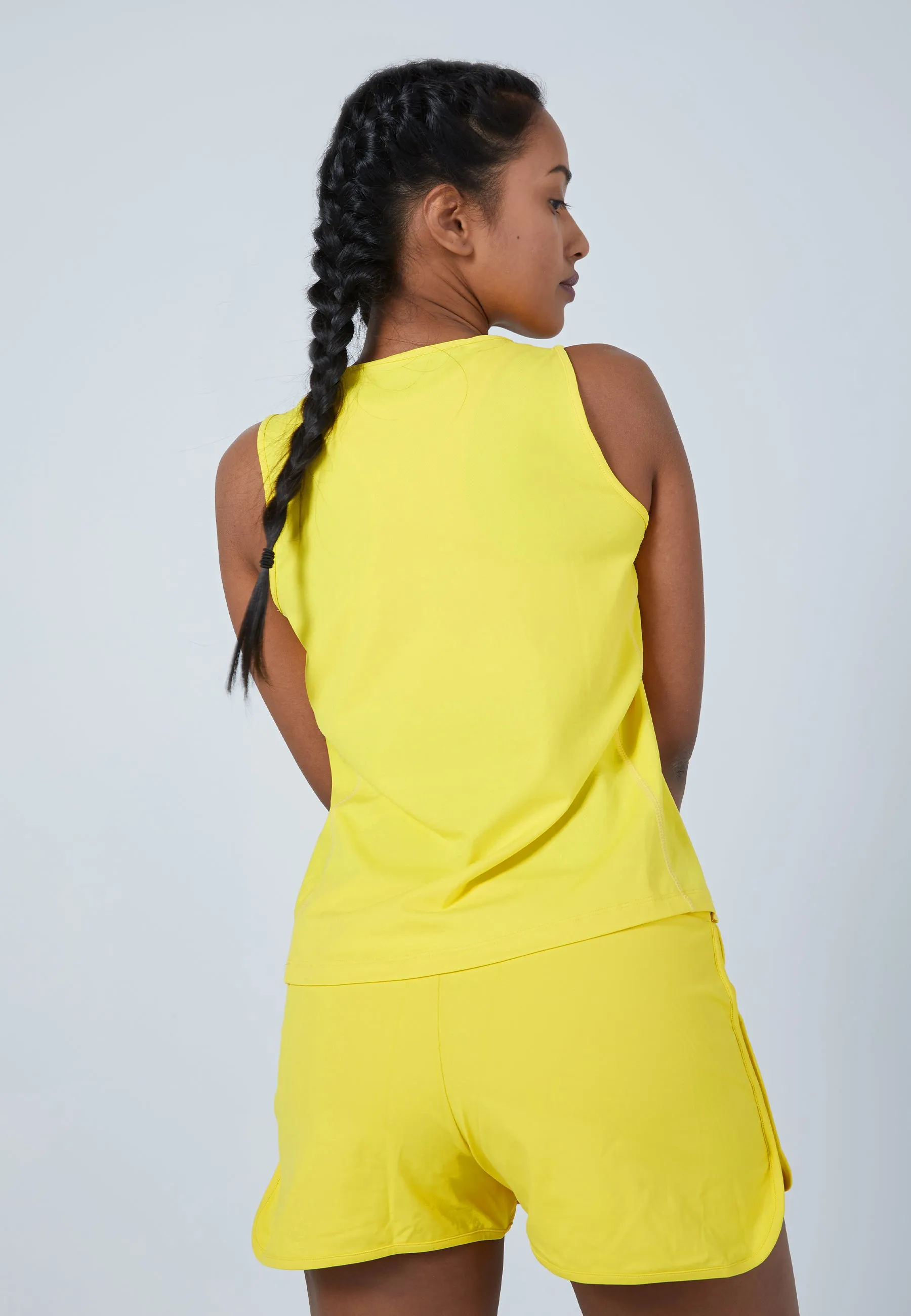 Tennis Loose Fit Tanktop , gelb