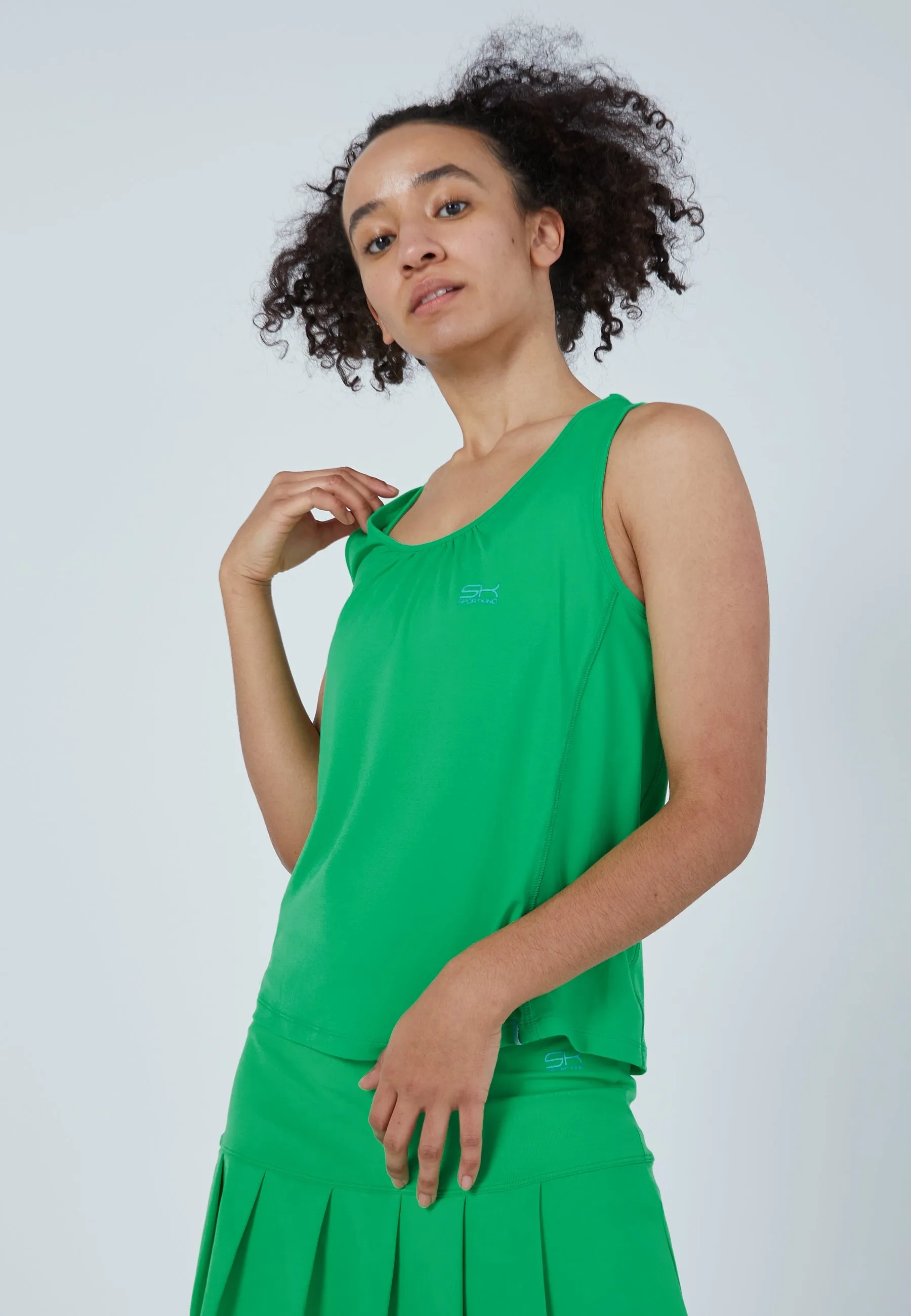 Tennis Loose Fit Tanktop, grün