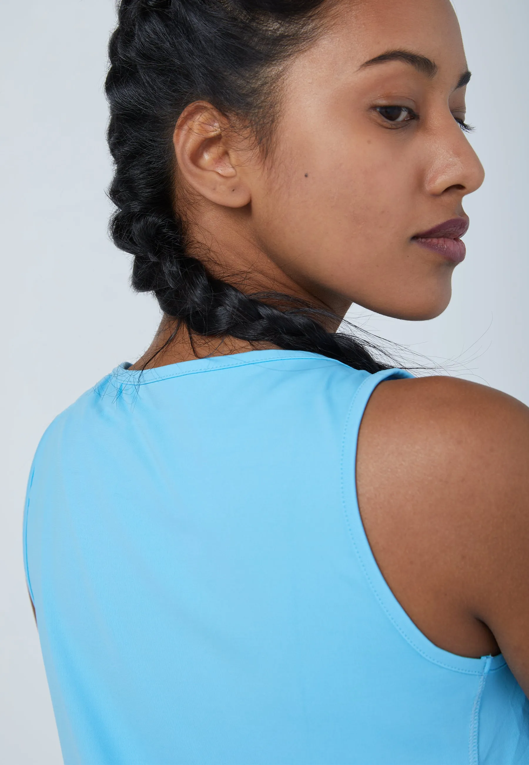 Tennis Loose Fit Tanktop, hellblau