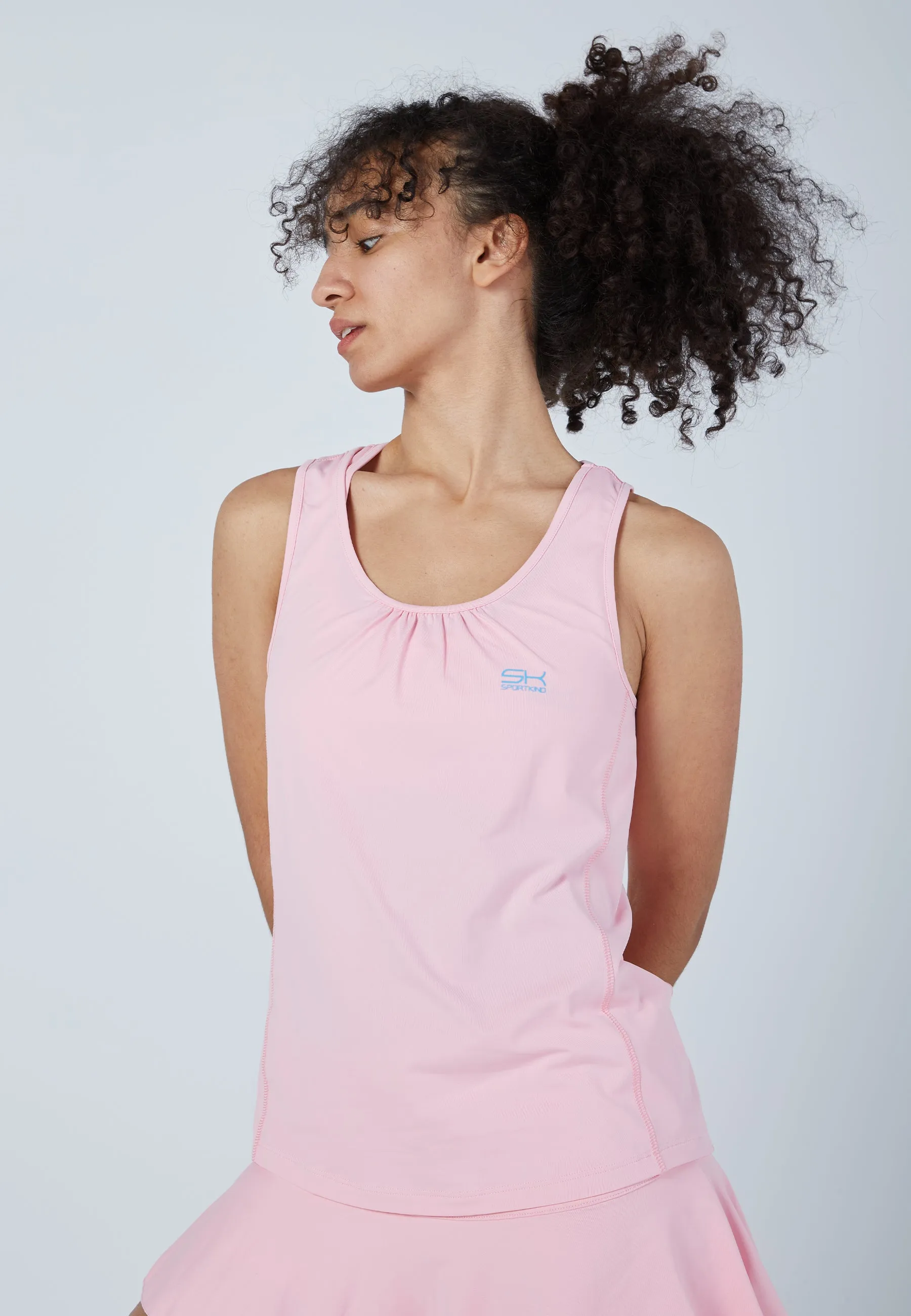 Tennis Loose Fit Tanktop, hellrosa