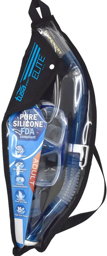 TUSA SPORT Splendive Dive Mask and Snorkel Set ADULT ELITE (UC7519)