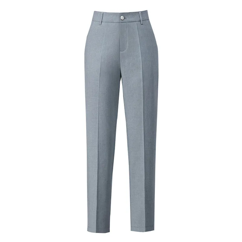 Women's High-waist Casual Loose-fitting Straight-leg Pants